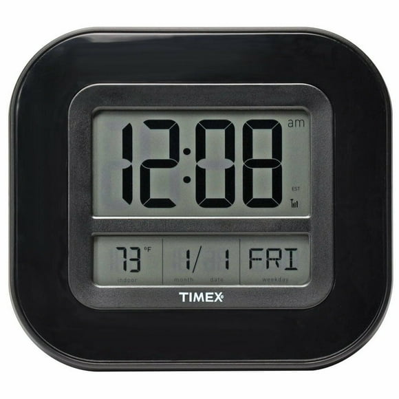 Atomic Clock with Date, Day of Week and Indoor Temperature