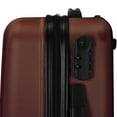 Omni 3Piece Hardside Spinner Luggage Set, Red