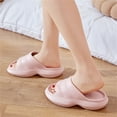 thumbnail image 2 of GERsome Womens Bathroom Shower Slippers Indoor Home Beach Non Slip Sandal, 2 of 6