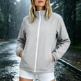 thumbnail image 6 of Drovellove Plus Size Women's Waterproof Raincoat with Pockets – Lightweight Packable Hooded Jacket for Hiking, Cycling, Camping, and Travel | Breathable All Season Outdoor Shell, 6 of 7