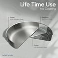thumbnail image 6 of Carote 10-Piece Tri-Ply Stainless Steel Cookware Set with Detachable Handle, Induction Compatible, 6 of 7