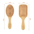 thumbnail image 2 of FungYuan Hair Brush Set of 2, Natural Bamboo Hair Brushes, Massage Scalp, Exfoliate, Remove Tangles, 2 of 8