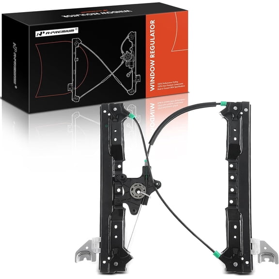 A-Premium Power Window Regulator without Motor Compatible with Dodge Grand Caravan Town & Country Ram C/V Rear Driver Sliding Door Fits select: 2008-2016 CHRYSLER TOWN & COUNTRY