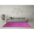 thumbnail image 3 of Ahgly Company Indoor Square Oriental Purple Industrial Area Rugs, 8' Square, 3 of 4
