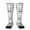 2 Black-2, variant on Panda Bear Thigh High Socks Extra Long Stretchy Sock Women Over Knee High Opaque Stocking Daily Wear
