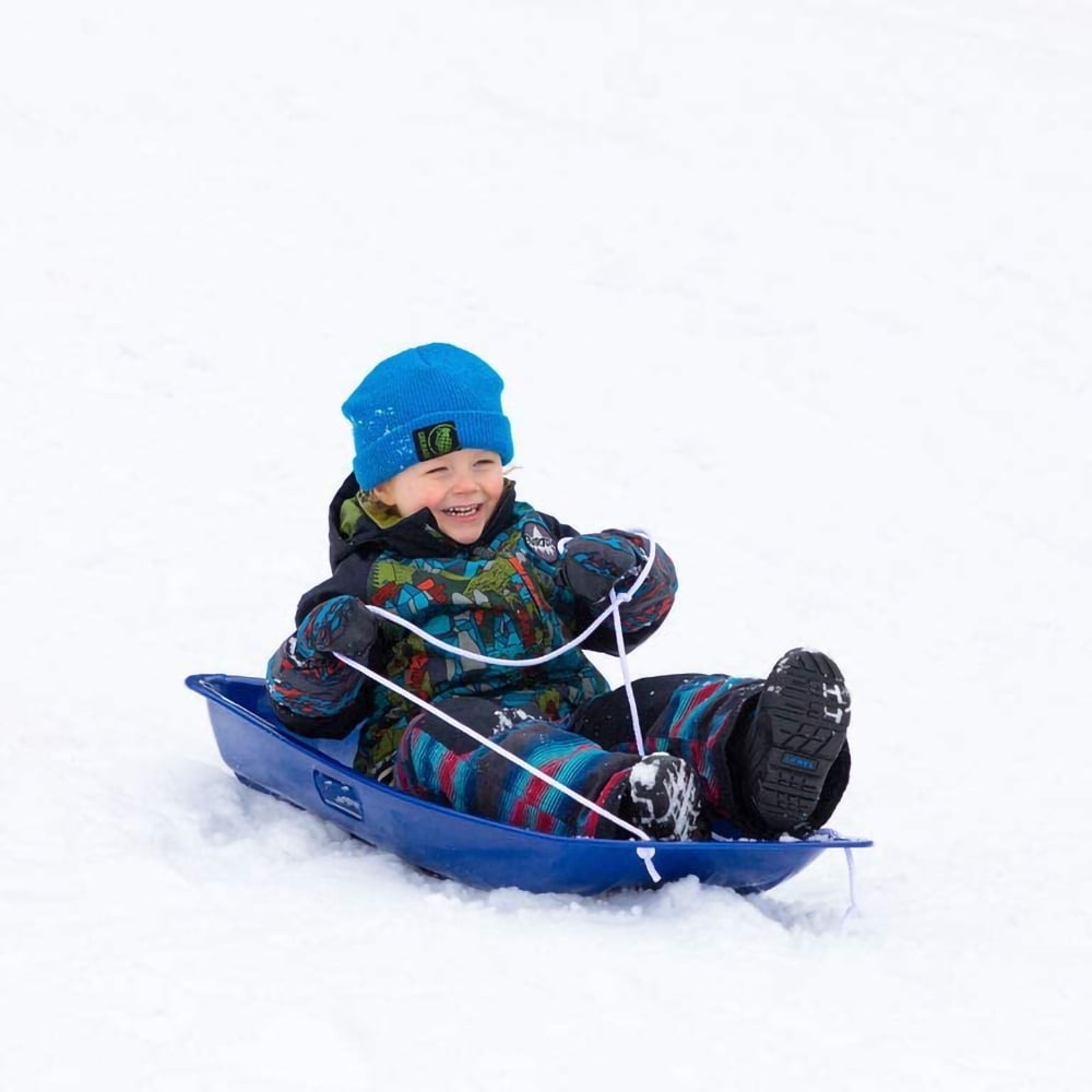 Lucky Bums Snow Kids Toboggan Sled with Brakes 