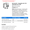 thumbnail image 2 of Ball Joint Kit - Compatible with 1999 - 2006 GMC Sierra 1500 2000 2001 2002 2003 2004 2005, 2 of 2