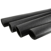 Uxcell Foam Tube Sponge Protective Sleeve Black Seal Sleeve Polyethylene Pipe 60x80mm  for Pipe Insulation, Pack of 4
