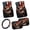 American Flag Eagle, variant on HUIACONG 5 Piece Southwestern Car Interior Set - Includes Steering Wheel Cover, Front & Rear Floor Mats - Anti Slip Durable for SUV Sedan Trucks