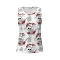 thumbnail image 3 of Picia Koi Fish Pattern Women's Workout Tank Top,Breathable Activewear,Slim Fit Athletic Top,Versatile Workout Moisture-wicking top-XX-Large, 3 of 9