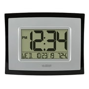 La Crosse Technology 8.62" x 6.8" Digital Contemporary Indoor Wall Clock, WT-8002U
