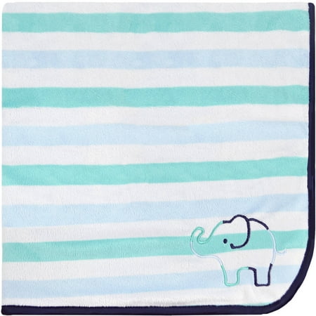 Child of Mine by Carter's Newborn Baby Boy 2-Ply Valboa Blanket