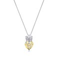 thumbnail image 1 of Collar Qarigey en Forma de Corazón Ajustable para Niños Joyería Regalo de Hermandad Colorido Blanco, 1 of 6