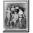 thumbnail image 2 of Historic Framed Print, [Pat Moore, King of Palisades Amusement Park, surrounded by Robin Stewart, Pamela Reid, Sindy Moore, and Ruda Michelle], 17-7/8" x 21-7/8", 2 of 9