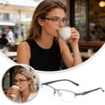 thumbnail image 1 of Gafas de lectura bifocales fotocromáticas de PC, montura metálica, protección UV, para lectura, conducción, visión de lejos y de cerca, 1 of 7
