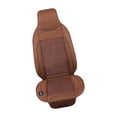 thumbnail image 4 of Cojín de asiento ventilado, cubierta de asiento de refrigeración para vehículo, Protector de asiento de oficina, automotriz para conducción de verano, 12V Marrón, 4 of 8