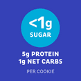thumbnail image 6 of Quest Frosted Protein Cookies, Soft Baked, Low Sugar, Chocolate Cake, 8 Ct, 6 of 12