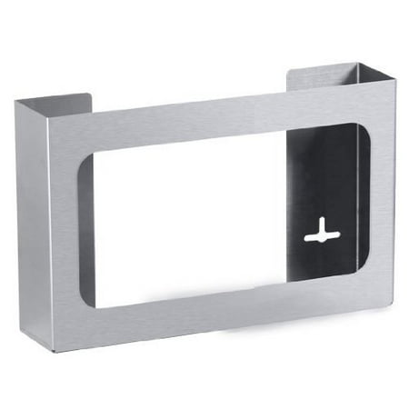 Omnimed Triple Side-By-Side Glove Box Holder, 2 Per Pack, Stainless Steel