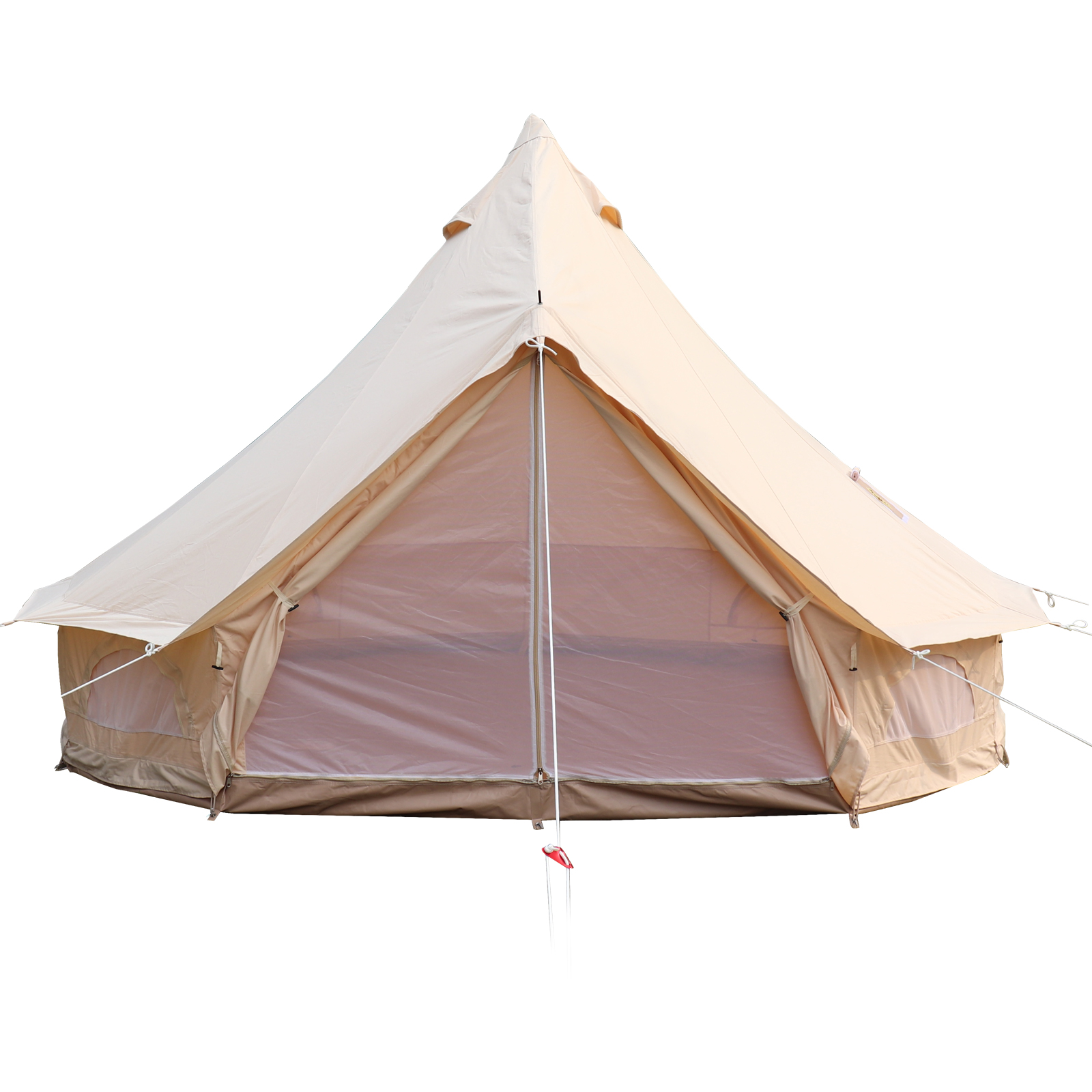 VEVOR Yurt Tent 19.7ft /6m Cotton Canvas Tent with Wall Stove Jacket