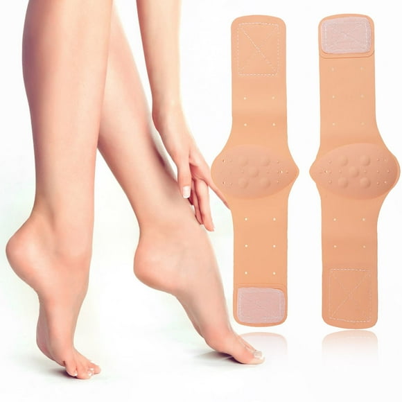 LPSSTORE Arch Support Brace Pair Plantar Fasciitis Gel Strap for Men Woman Orthotic Compression Support Wrap Foot Pain High Arches Flat Feet Heel Fatigue Insert