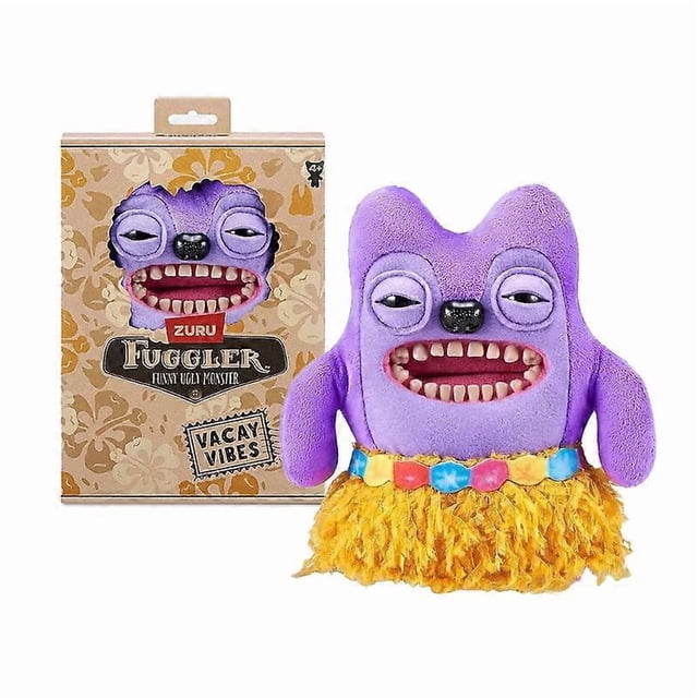 Fuggler Funny Ugly Monster Plush Vacation Series Sketchy Squirrel Mr Fuggler Original Buttons Rabid Rabbit Munch Much Toys Gifts