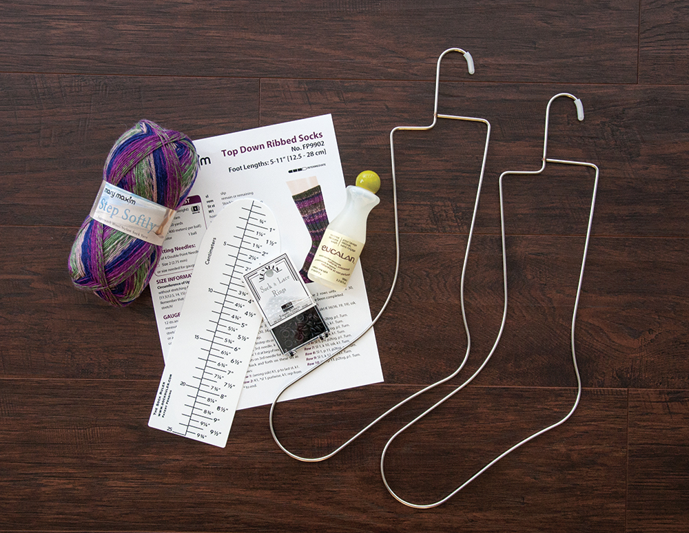 Mary Maxim Sock Knitting Tool Kit - Medium Yarn - Walmart ...