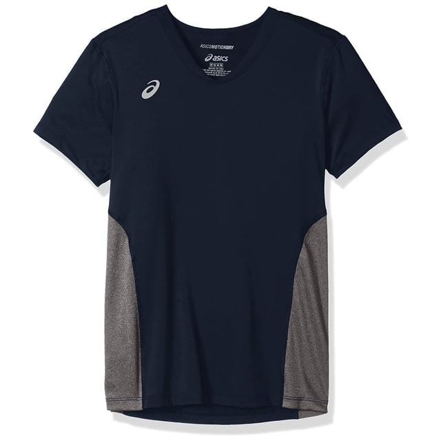 ASICS Maillot Femme 2 Tons, Bleu, Très Grand