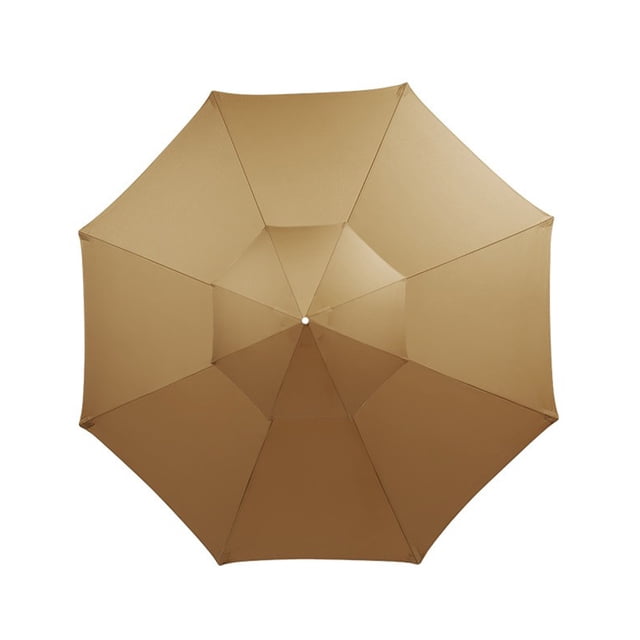 Sombrilla doble superior de 3m, tela para sombrilla, reemplaza la superficie del paraguas para jardín y patio al aire libre, reemplaza la tela parasol impermeable