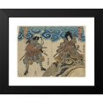 thumbnail image 2 of Toyokuni Utagawa 14x11 Black Modern Framed Museum Art Print Titled - Nakamura Karoku Ichikawa Yaozo (1830), 2 of 5