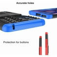 thumbnail image 5 of Tyre Pattern Design Case for Motorola Edge 2022 (Not 2021) with Kickstand, Heavy Duty Shockproof TPU+PC Material Double Layer Protection Phone Case for Motorola Edge 2022 XC Red, 5 of 11