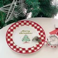 thumbnail image 1 of Christmas Ceramic Tableware Set – Santa, Christmas Tree, Gingerbread Man Plate, Water Cup & Coffee Mug for Festive Dining, 1 of 7