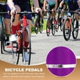 thumbnail image 4 of Uxcell 4 Pack Aluminum Alloy Bike Pegs Anti-Skid Fit 3/8 inch with Stripe Green Purple, 4 of 7