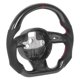 thumbnail image 3 of Modificación del volante, volante de fibra de carbono, volante de fondo plano, volante de tecnología avanzada, 3 of 9
