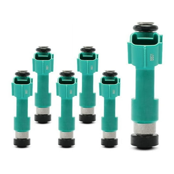 Fuel Injector Set 6 - Compatible with 2003 - 2009 Toyota 4Runner 4.0L V6 Naturally Aspirated 2004 2005 2006 2007 2008