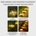thumbnail image 6 of Solar Deck Lights, Waterproof Outdoor Step Lights for Outside, Acrylic Ground Lighting for Patio, Auto On/Off Garden Lamps, 6 of 7