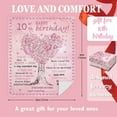 thumbnail image 6 of 10 Year Old Girl Birthday Gifts Blankets,10th Birthday Decorations for Girl Throw 50"X60", Best Gifts for 10 Year Old Girls, Double Digits Birthday Gifts for 10 Year Old Girls, Teen Girl Gifts, 6 of 6