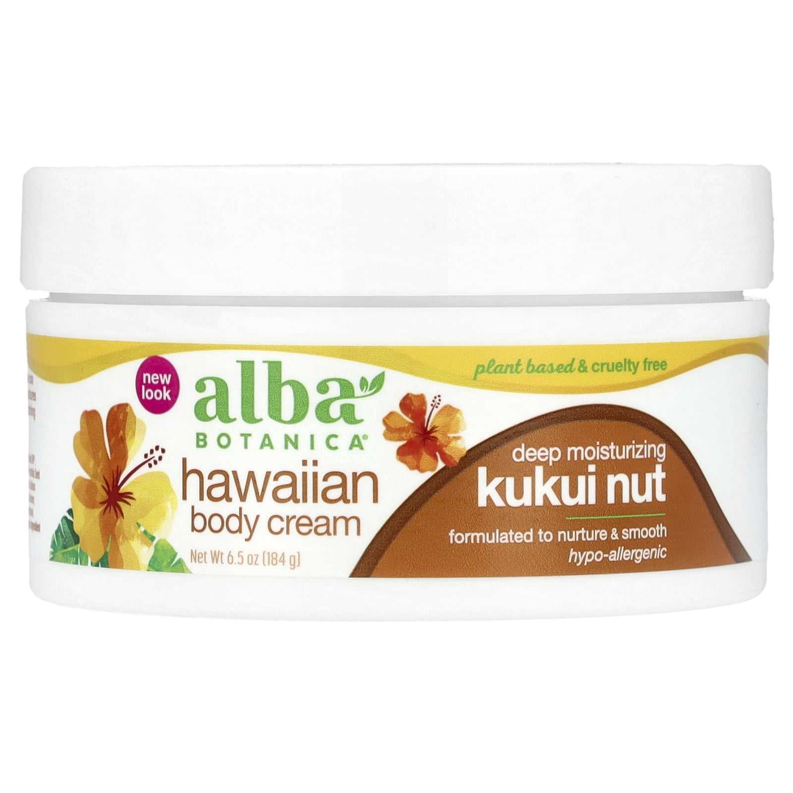 Alba Botanica BodyCream Kukui Nut 6.5 oz