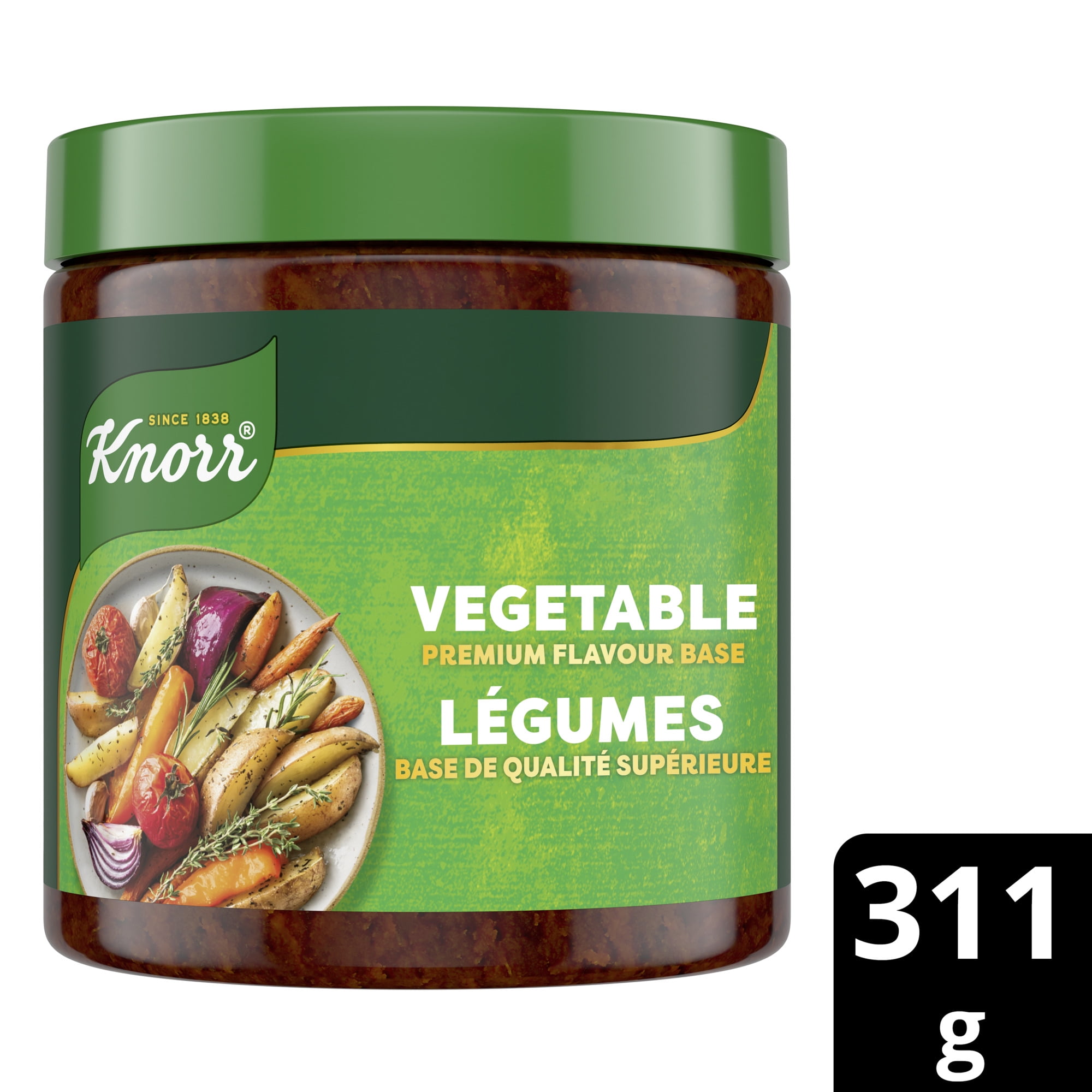 Knorr Premium Vegetable Flavour Bouillon Base Paste – 311g | Versatile & Easy to Use, KNORR VEGETABLE FLAVOUR BASE