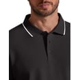 thumbnail image 3 of COOFANDY Mens Casual Polo Shirts Button Basic Short Sleeve Shirt Solid Color Collared Golf Shirt, 3 of 6