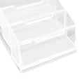 thumbnail image 3 of Plastic 3-layer Design Clear Name Business ID Card Stand Holder Case Box, 3 of 5