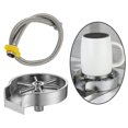thumbnail image 5 of Automatic Glass Cup Washer Rinser Bar Glass Pitcher Rinser Compatible Beer Coffee Cleaner Spray Glass Rinser Kitchen Sink Accessory With Hose, 5 of 5