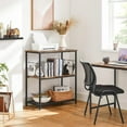 thumbnail image 2 of Bakers Rack, Kitchen Island Storage Shelf, Microwave Oven Stand, Metal Frame, Industrial, Rustic Brown and Black, 2 of 9
