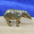 thumbnail image 2 of Brass Tapir Figurine Solid Statue Animal Figurines Toys Home Desktop Decoration, 2 of 4