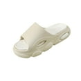 thumbnail image 4 of Sandalias de ducha para hombre con punta abierta, zapatos casuales de verano para interior y exterior. beige 40 a 41, 4 of 9