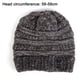 thumbnail image 2 of Gorro de lana fino, gorro informal de otoño, 2 of 5