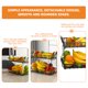 thumbnail image 4 of EeaseMX Cesta de frutas desmontable para encimera de cocina, frutero de 2 niveles, cesta para verduras, 4 of 7