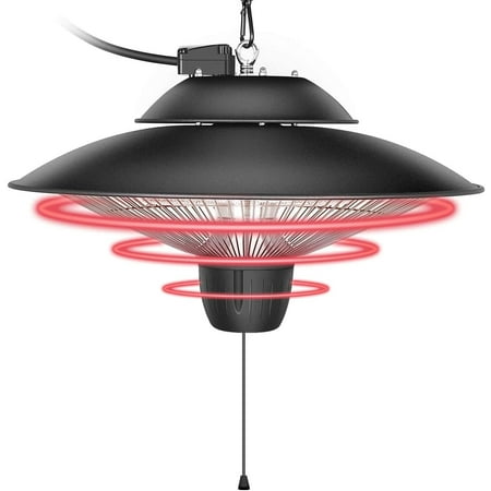 

CLEARANCE! Simple Deluxe Patio Portable Outdoor Heating for Balcony Courtyard With Overheat Protection Ceiling-Mounted Heater