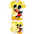 thumbnail image 1 of Conjuntos de ropa de Mickey para niña, camisetas, pantalones, traje de manga corta para niños, trajes de verano, disfraz para niñas de 1 a 14 años, 5T Gao Jinjia LED, 1 of 2