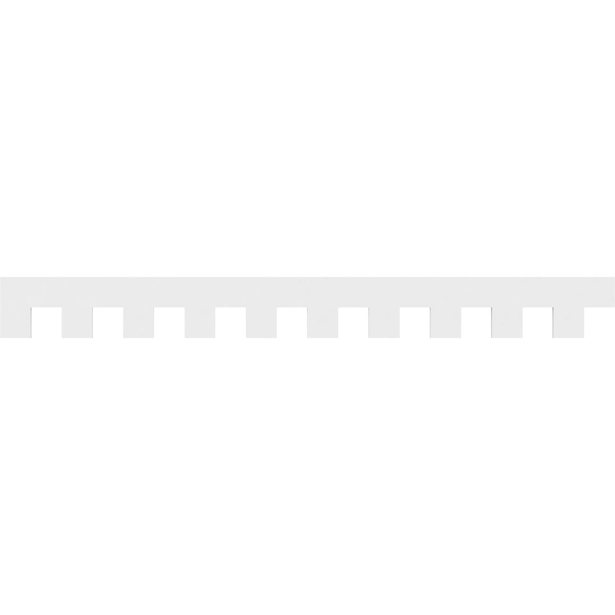 9"H x 1"P x 90"L Matthews Architectural Grade PVC Dentil Trim