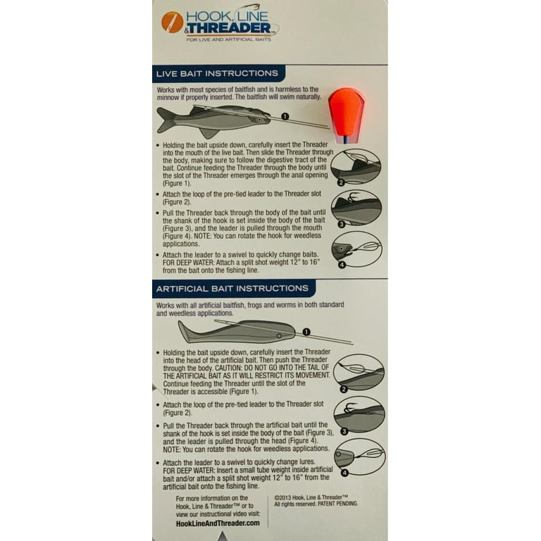 Complete Hook, Line & Threader Kits. Choose from 7 Different Hook Sizes